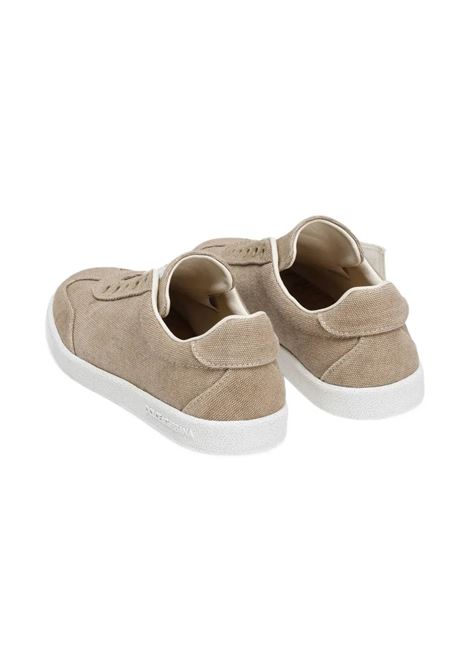 Sneakers In Canvas Beige DOLCE & GABBANA KIDS | DA5287-AW5208H065